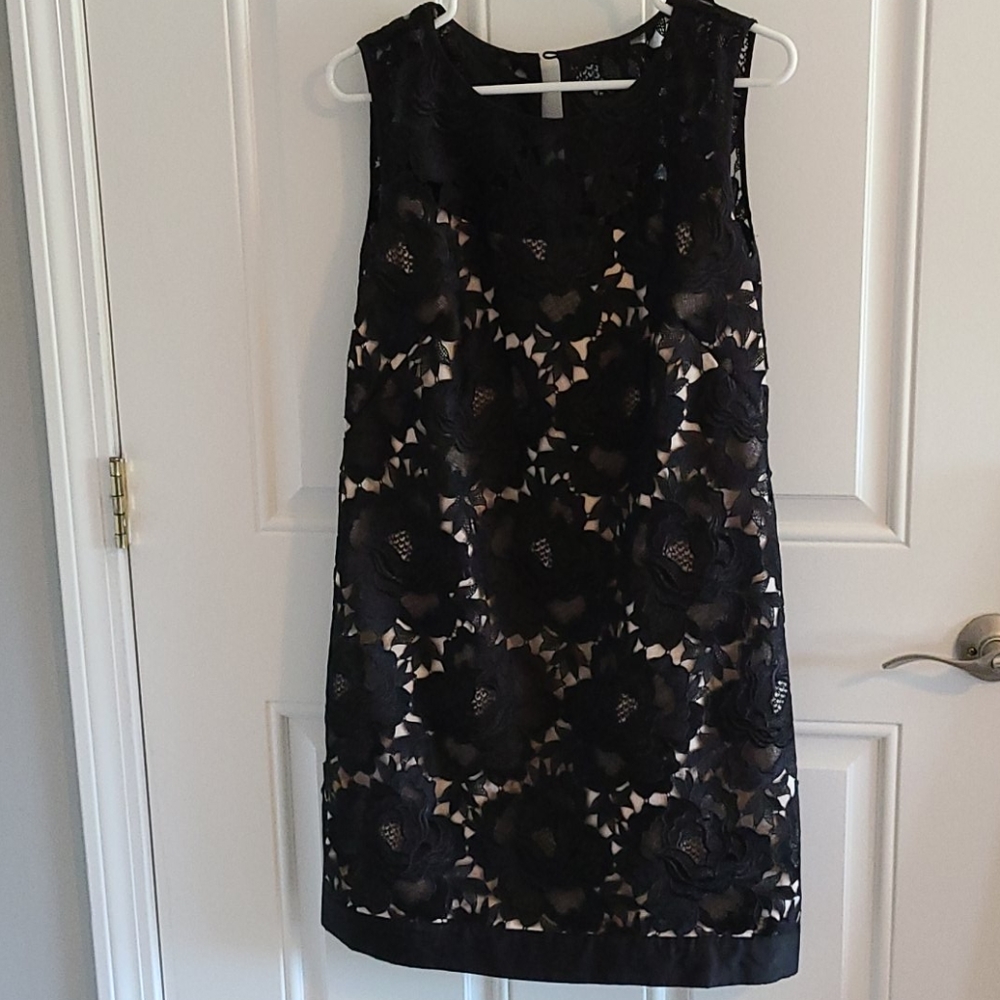 WHBM Black Lace Dress